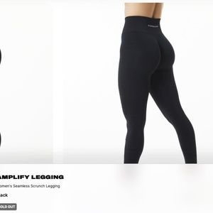 BNWT Black Alphalete Amplify Leggings
